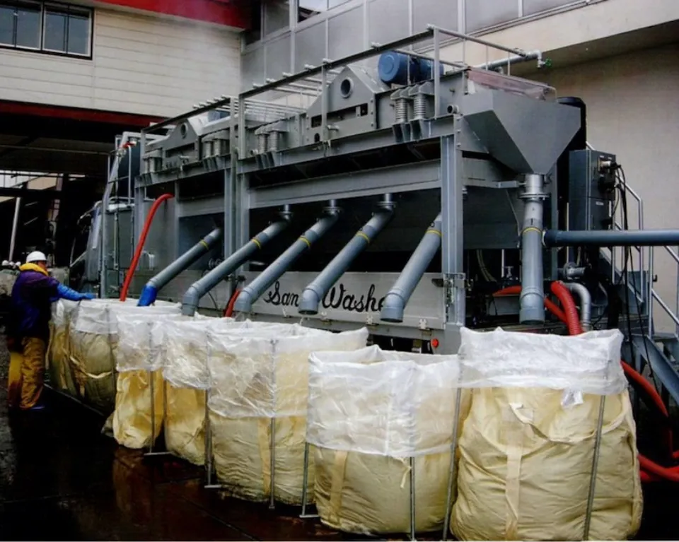 ろ材の流れ 工程4