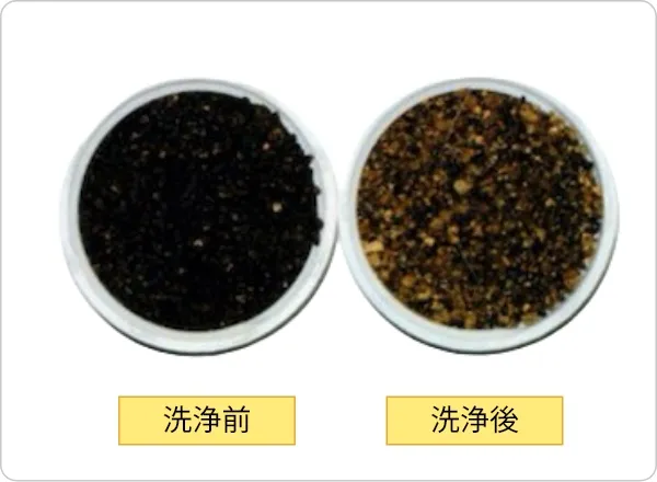 砂利洗浄 洗浄前