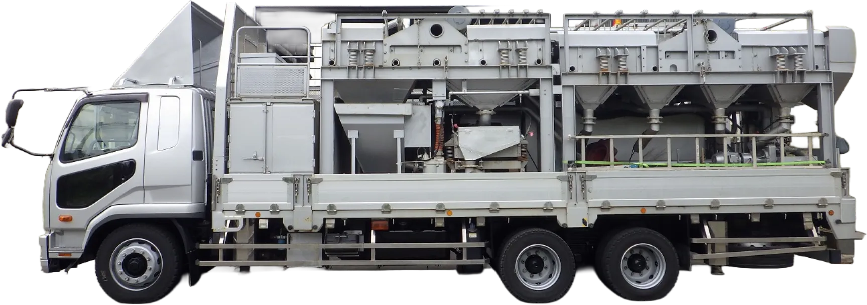 ろ材洗浄再生機（車載型）