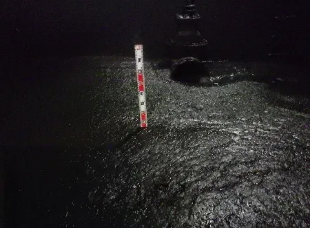 浄水場施設洗浄業務 作業前