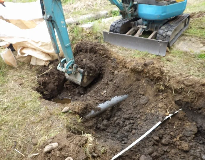 油混り汚泥乾燥無害化 汚染土壌掘削除去