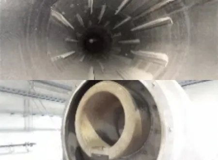 油混り汚泥 ③本体内部