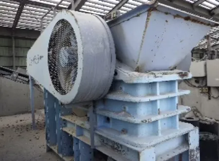 油混り汚泥 ⑦ジョークラッシャー