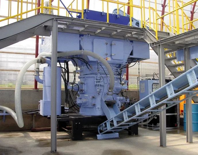 汚泥焼却灰リサイクル オディクリーン本体