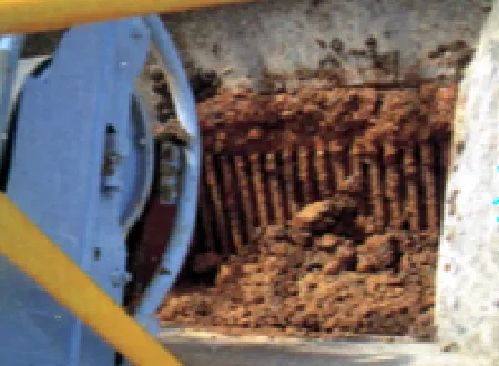 汚泥焼却灰リサイクルフロー ③建設汚泥等に含まれている礫の破砕及び、泥土塊の解砕