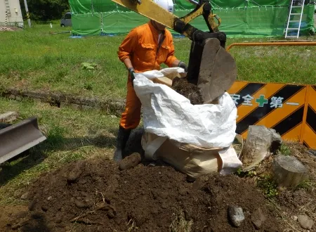 漏油処理 A現場 漏油処理