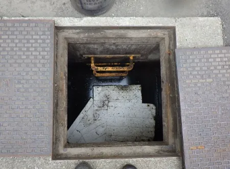 油水分離槽清掃 B現場 作業前