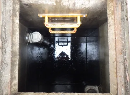 油水分離槽清掃 B現場 作業完了後